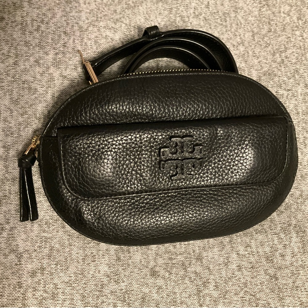 Tory Burch Black Leather Crossbody Bag